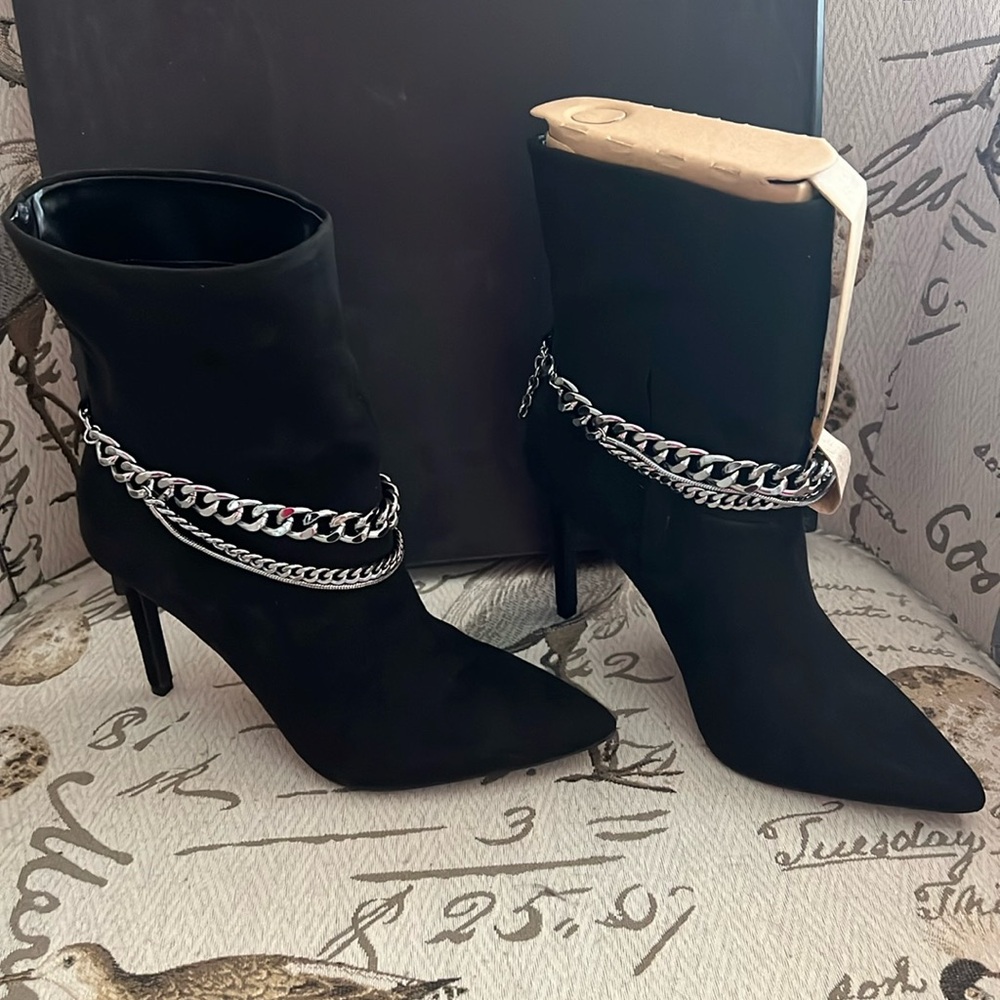 inc black booties shoes
